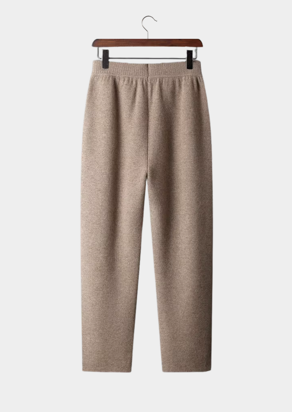 PREMIUM CASHMERE STRAIGHT TROUSERS